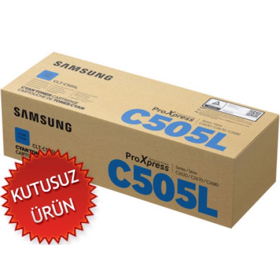 Samsung CLT-C505L/XAA Mavi Orjinal Toner (SU037A) - ProXpress SL-C2620DW (U) (T11058)