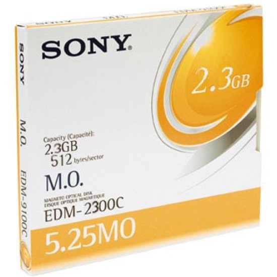 Sony EDM-2300B 5.25 2.3 GB Kapasiteli Manyetik Optik Disk Sony EDM-2300B 5.25 2.3 GB Kapasiteli Manyetik Optik Disk