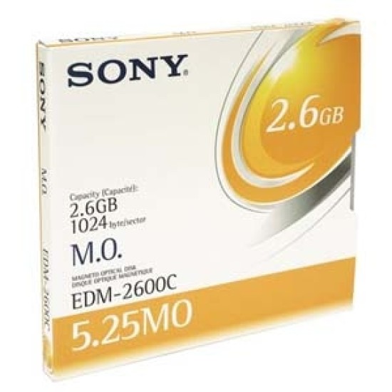 Sony EDM-2600B 5.25 2.6 GB Kapasiteli Manyetik Optik Disk Sony EDM-2600B 5.25 2.6 GB Kapasiteli Manyetik Optik Disk