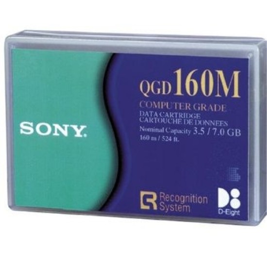 Sony QGD160M D8 8mm, 160m 7GB / 14GB Data Kartuşu Sony QGD160M D8 8mm, 160m 7GB / 14GB Data Kartuşu
