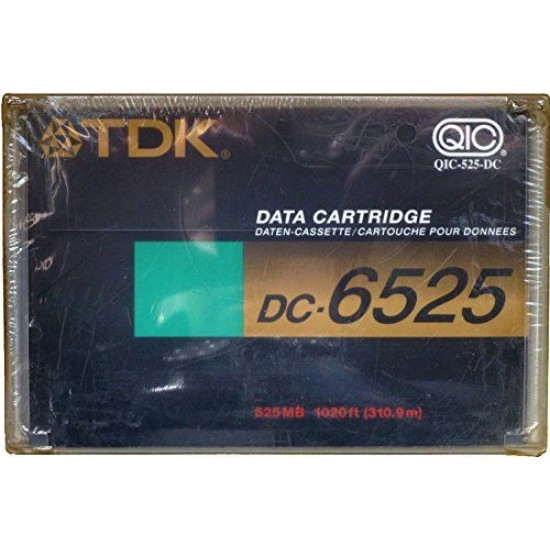 Tdk DC-6525 525MB 311m 6.3mm Data Kartuşu Tdk DC-6525 525MB 311m 6.3mm Data Kartuşu