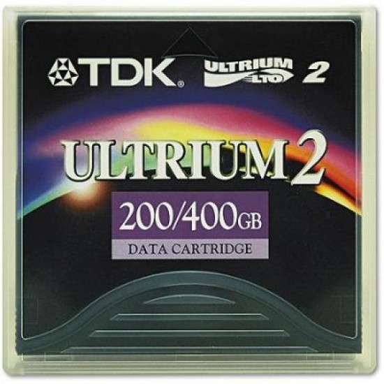 Tdk LTO-2 Ultrium 2 200 GB / 400 GB Data Kartuşu 609m, 12.65mm Tdk LTO-2 Ultrium 2 200 GB / 400 GB Data Kartuşu 609m, 12.65mm