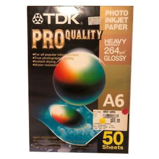 Tdk Parlak Fotoğraf Kağıdı 105x148mm 264 g/m2 (T11343)