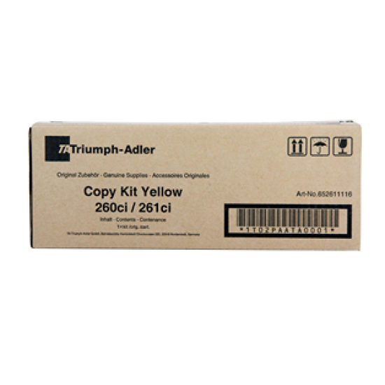 Triumph Adler 652611116 Sarı Orjinal Toner - 260ci / 261ci