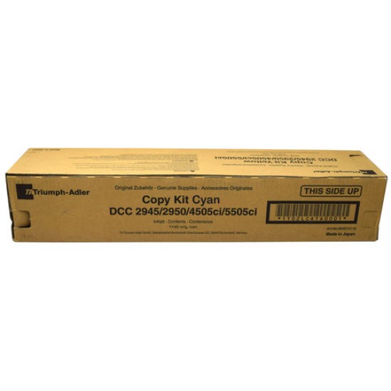 Triumph Adler DCC-2945, DCC-2950 Mavi Orjinal Toner (654510011) Triumph Adler DCC-2945, DCC-2950 Mavi Orjinal Toner (654510011)