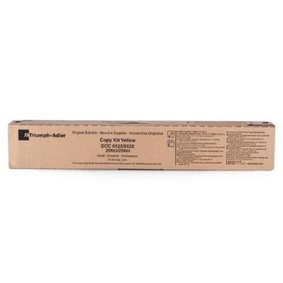 Triumph-Adler DCC-6520 / DCC-6525 Sarı Orjinal Toner (652511116) - Utax CDC-5520-5525-206Cİ-256Cİ Triumph-Adler DCC-6520 / DCC-6525 Sarı Orjinal Toner (652511116) - Utax CDC-5520-5525-206Cİ-256Cİ