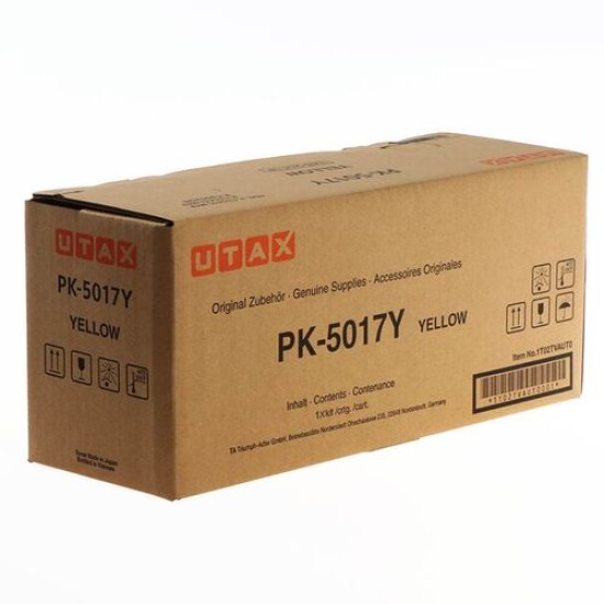 Utax PK-5017Y Sarı Orjinal Toner - P-C3062i / P-C3066i Utax PK-5017Y Sarı Orjinal Toner - P-C3062i / P-C3066i