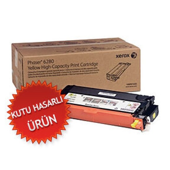 Xerox 106R01406 Sarı Orjinal Toner Yüksek Kapasite - Phaser 6280 (C) (T15320)