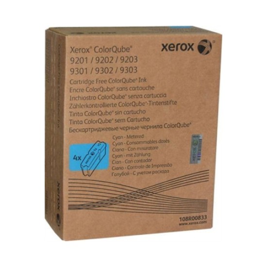Xerox 108R00833 Mavi Orjinal Toner Metered 4lü Paket - ColorQube 9201 Xerox 108R00833 Mavi Orjinal Toner Metered 4lü Paket - ColorQube 9201