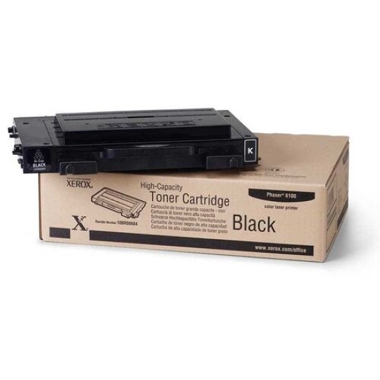 Xerox 106R00684 Siyah Orjinal Toner Yüksek Kapasite - Phaser 6100 (T13538)